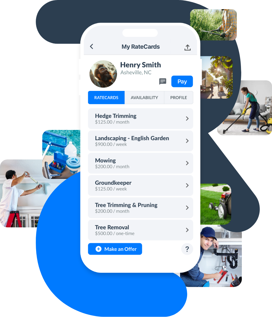 RateCards freelance app